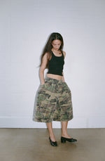 CAMO TEXTURED BALLOON SHORTS