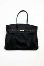 PONYHAIR TRAVEL BAG - NOIR (PRE-ORDER)