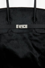PONYHAIR TRAVEL BAG - NOIR (PRE-ORDER)