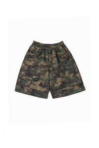 CAMO TEXTURED BALLOON SHORTS